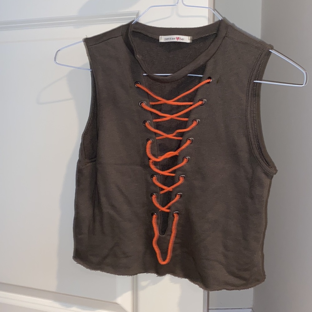 Better Be Cropped Muscle Tee Size S